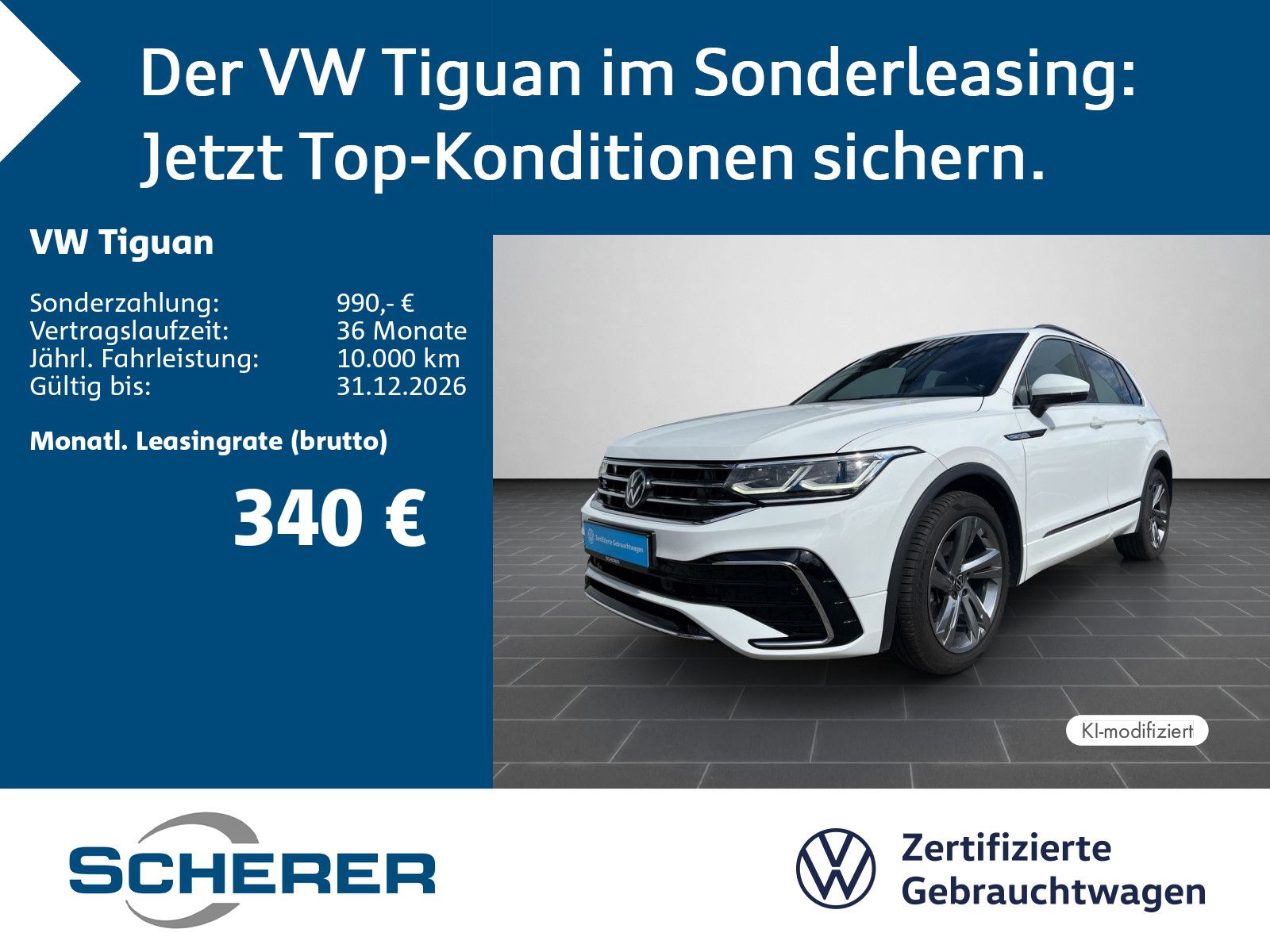 Volkswagen Tiguan R-Line 2.0 TDI DSG AHK MATRIX HARMAN