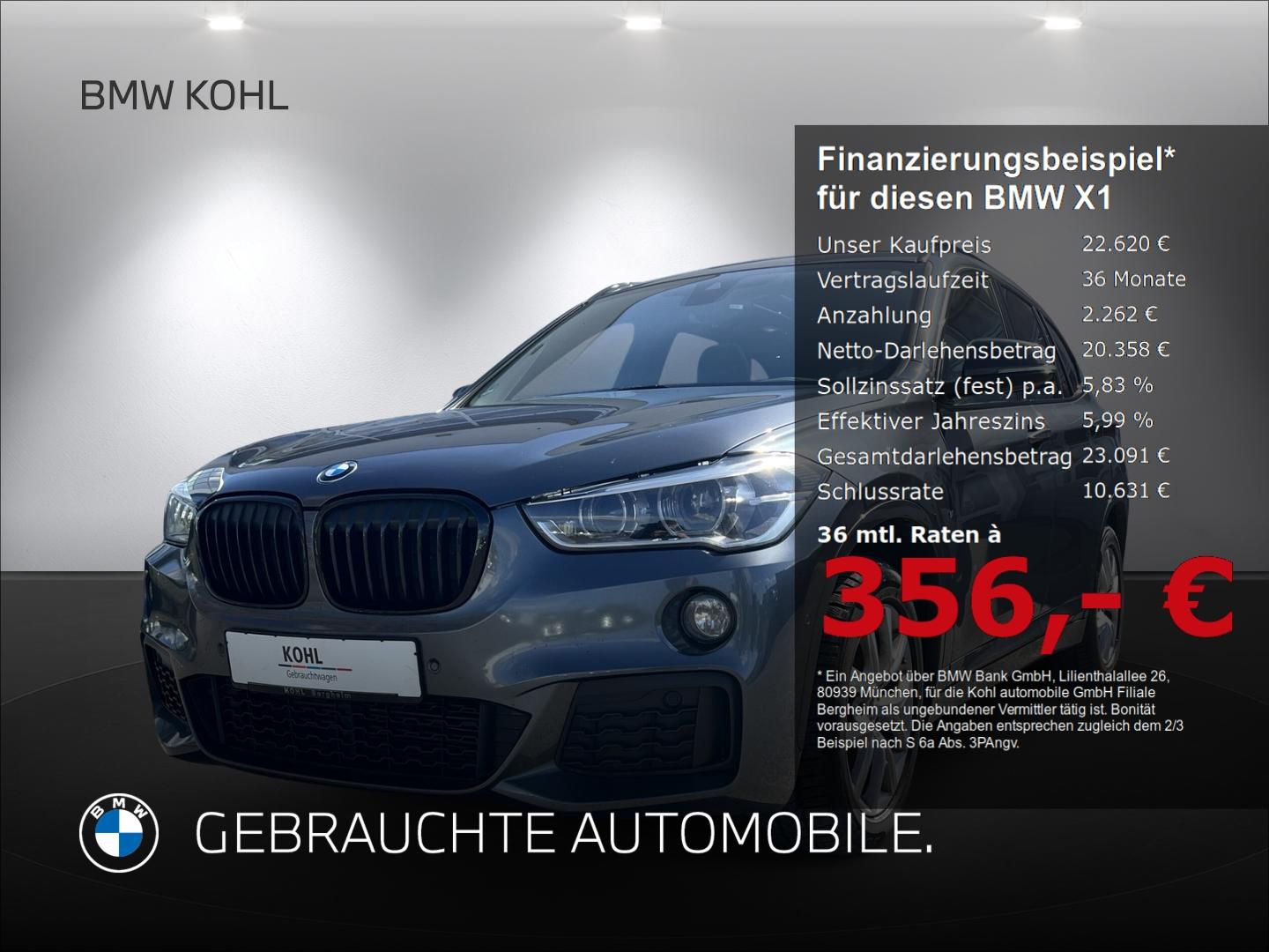 BMW X1 xDrive 20 d M Sport Panoramadach Head Up Disp