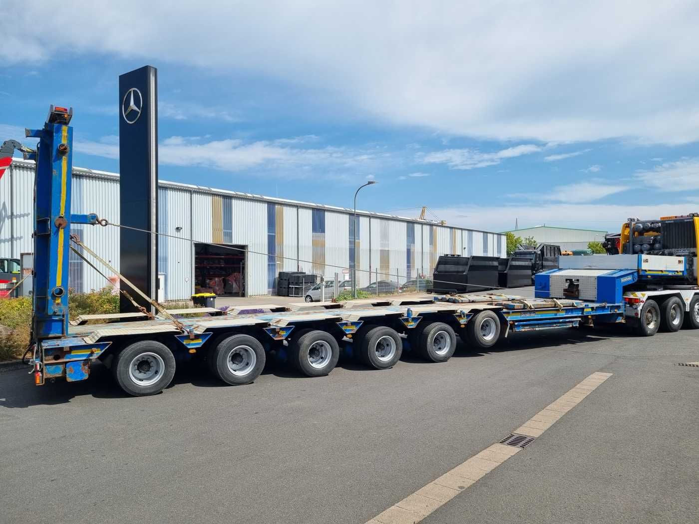 Fahrzeugabbildung Goldhofer STZ-H6-57/80A Teleskop-Tieflader Waggontransport