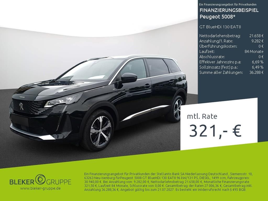 Peugeot 5008 GT BlueHDi 130 EAT8