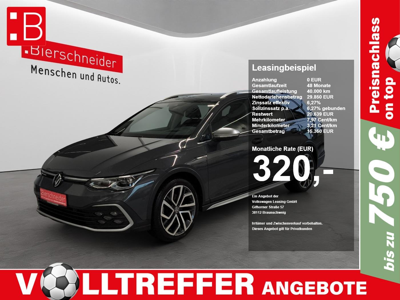 Volkswagen Golf 8 Var. 2.0 TDI DSG 4Mo. Alltrack IQ.LIGHT N