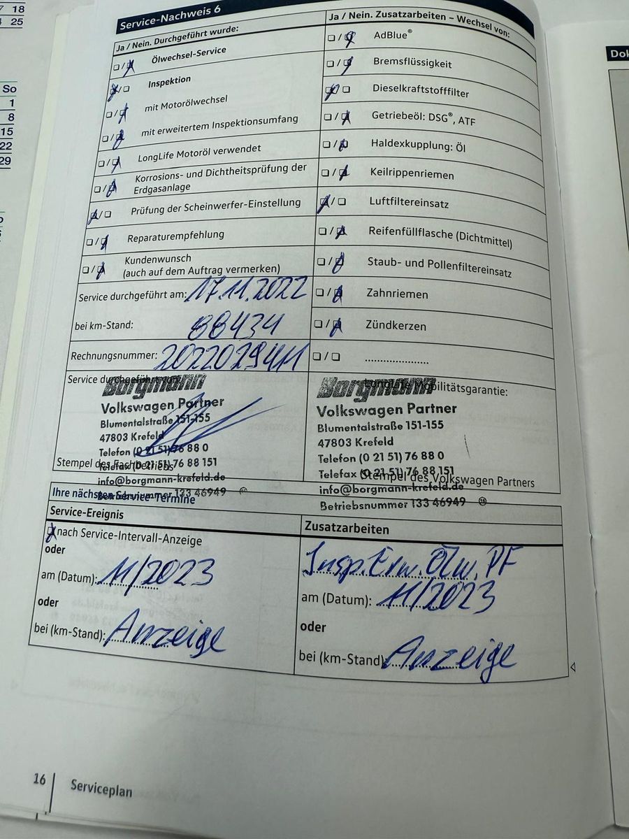 Fahrzeugabbildung Volkswagen Touran Comfortline BMT 7.SITZER/ SCHECKHEFT/ AHK