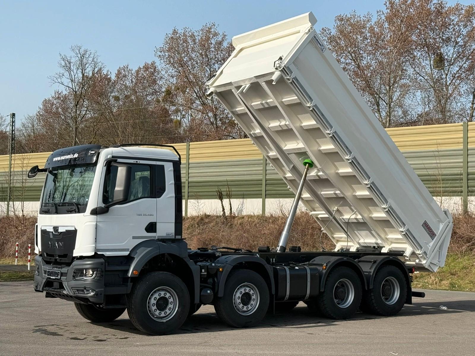 MAN TGS 35.480 BB 8X4 3-Seiten-Kipper EuromixMTP
