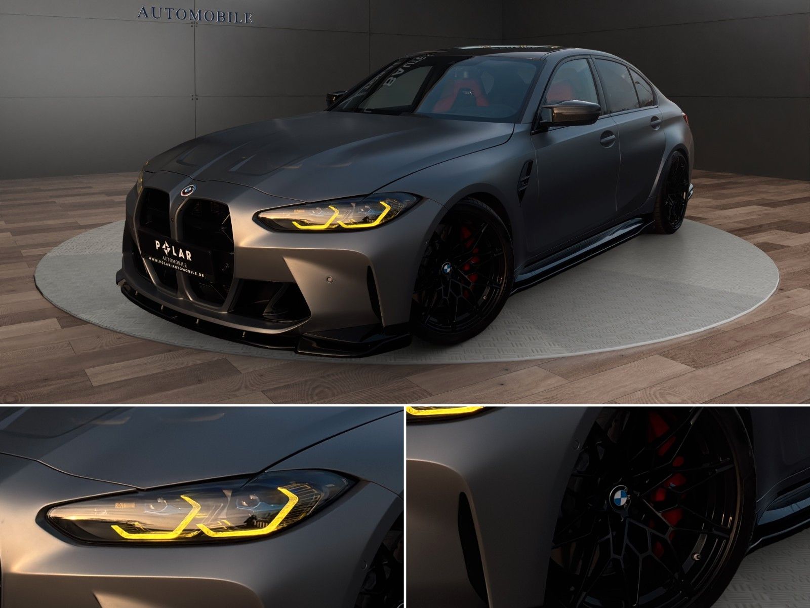 Fahrzeugabbildung BMW M3 Comp. Gelbe M-DRL/Carbon/M-Drivers/Individual