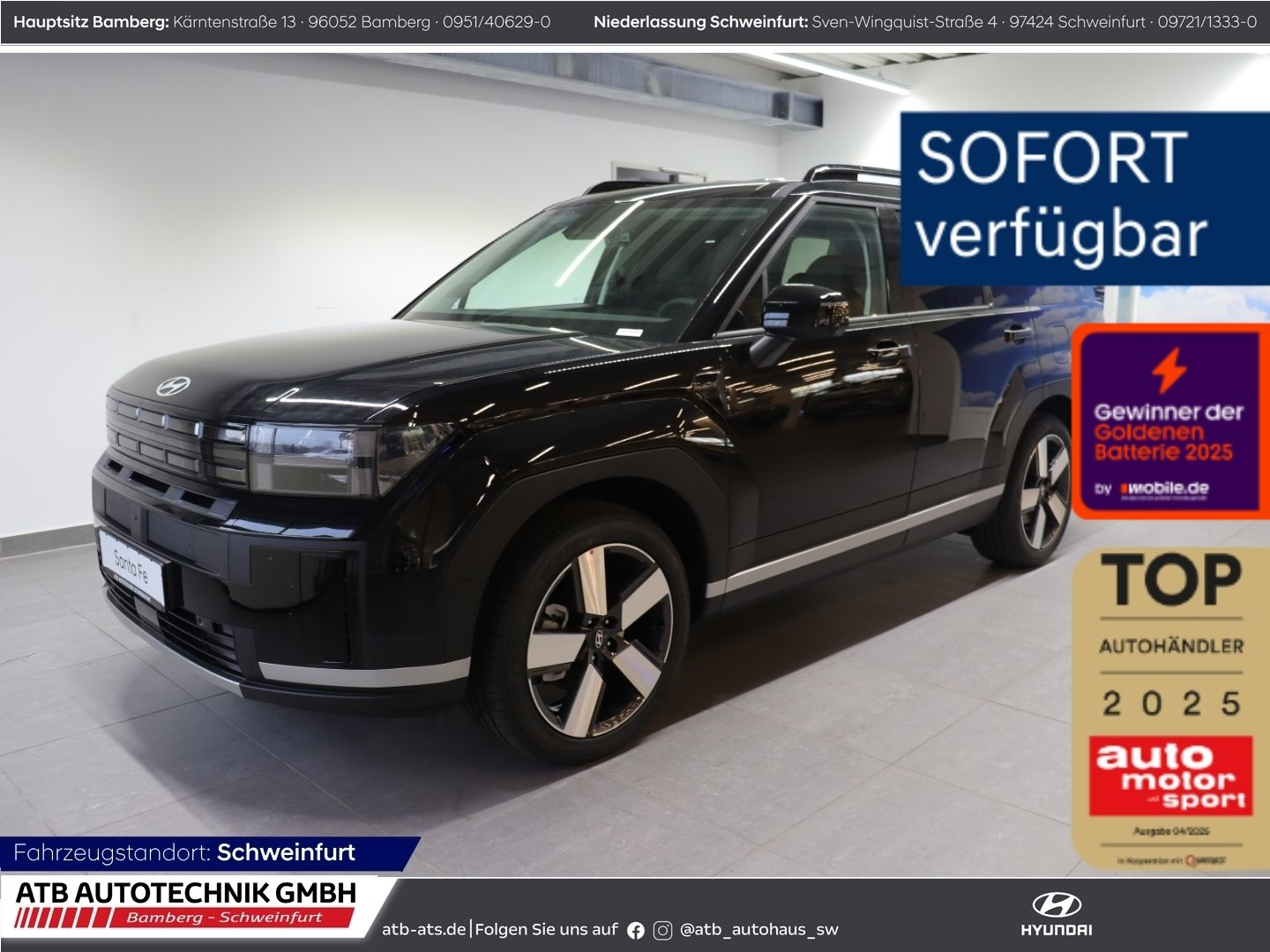 Fahrzeugabbildung Hyundai SANTA FE Hybrid MY26 1.6 T-GDi 6-AT 2WD Signatur