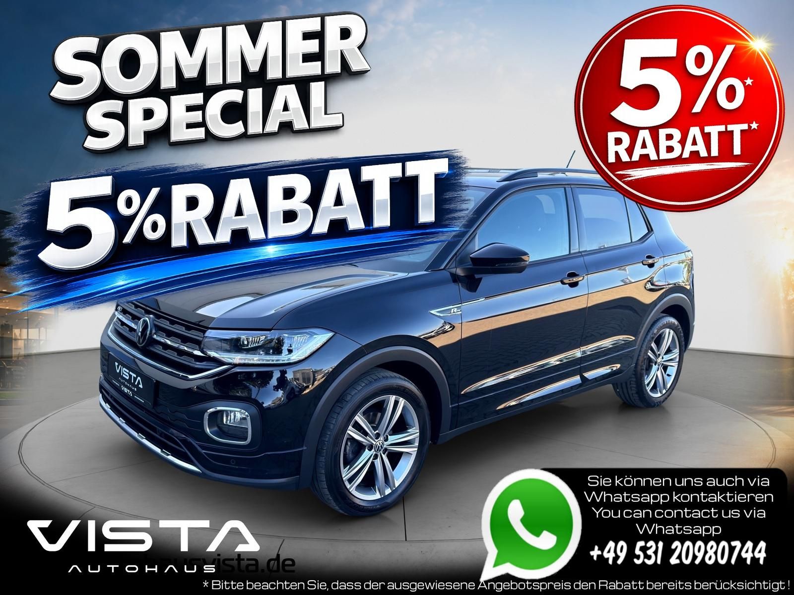 VW T-Cross R-Line*KAMERA*AMBIENTE*ACC*IQ-DRIVE*APP