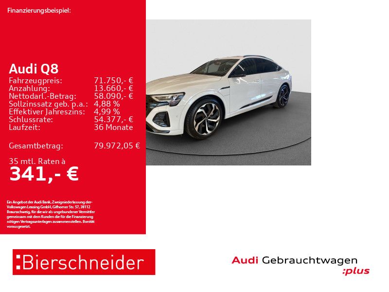 Audi Q8 Sportback 55 e-tron qu 2x S Line AHK PANO HuD