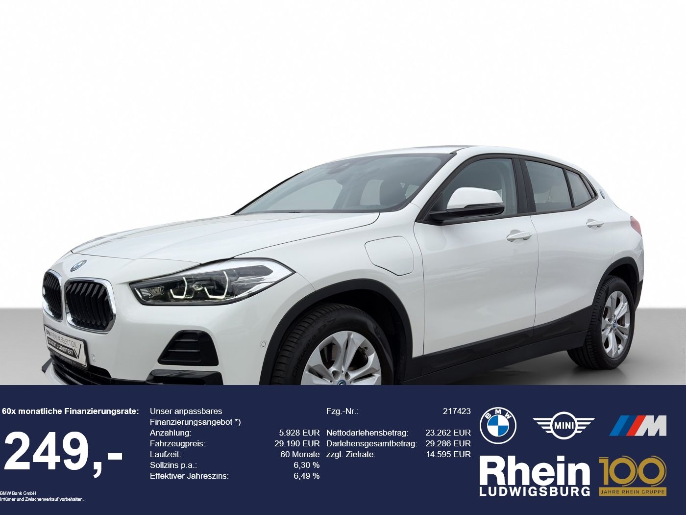 BMW X2 xDrive25e LED Navi ParkAs Klima PDC v+h
