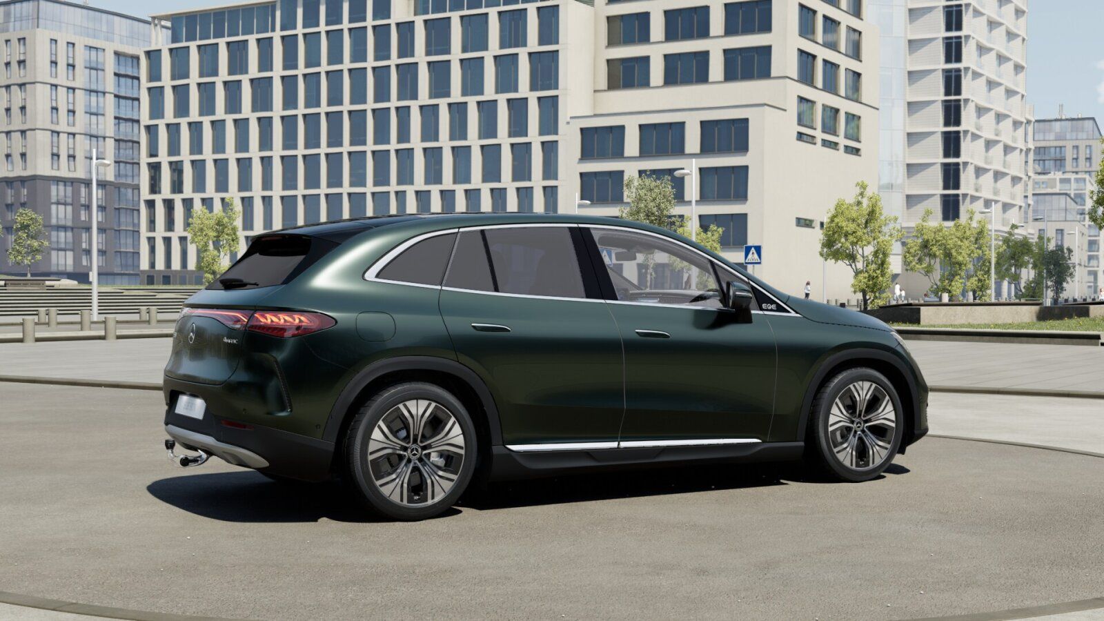 Mercedes-Benz EQE 350 350 4M smaragdgrün AIR Burmester Sitzkli foto 4