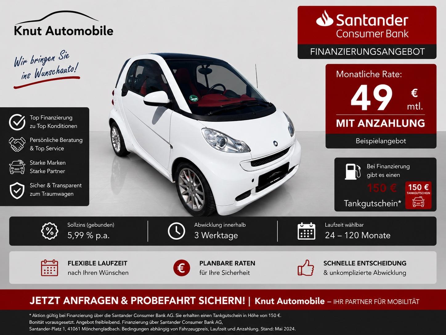 Smart ForTwo coupe*MicroHybrid*Pano*Klima*TÜV Neu*2Hd