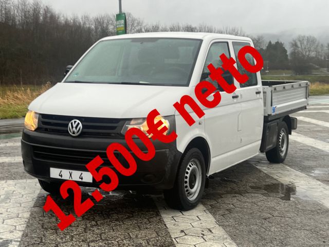 Volkswagen T5 Transporter Pritsche  Doppelkabine 4x4 Allrad