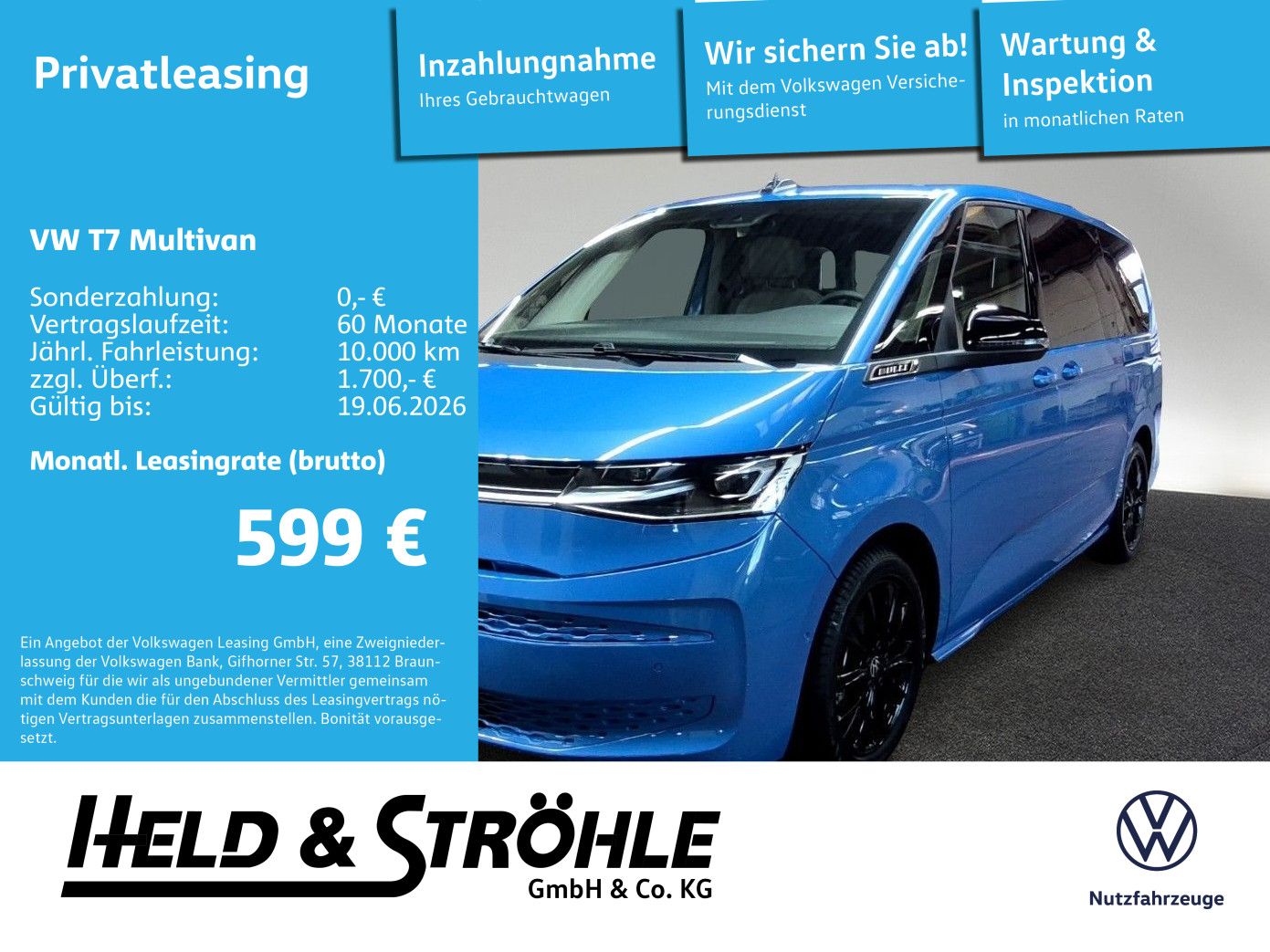 Volkswagen T7 Multivan Goal 2.0 TDI DSG LÜ 7S AHK PANO STHZ