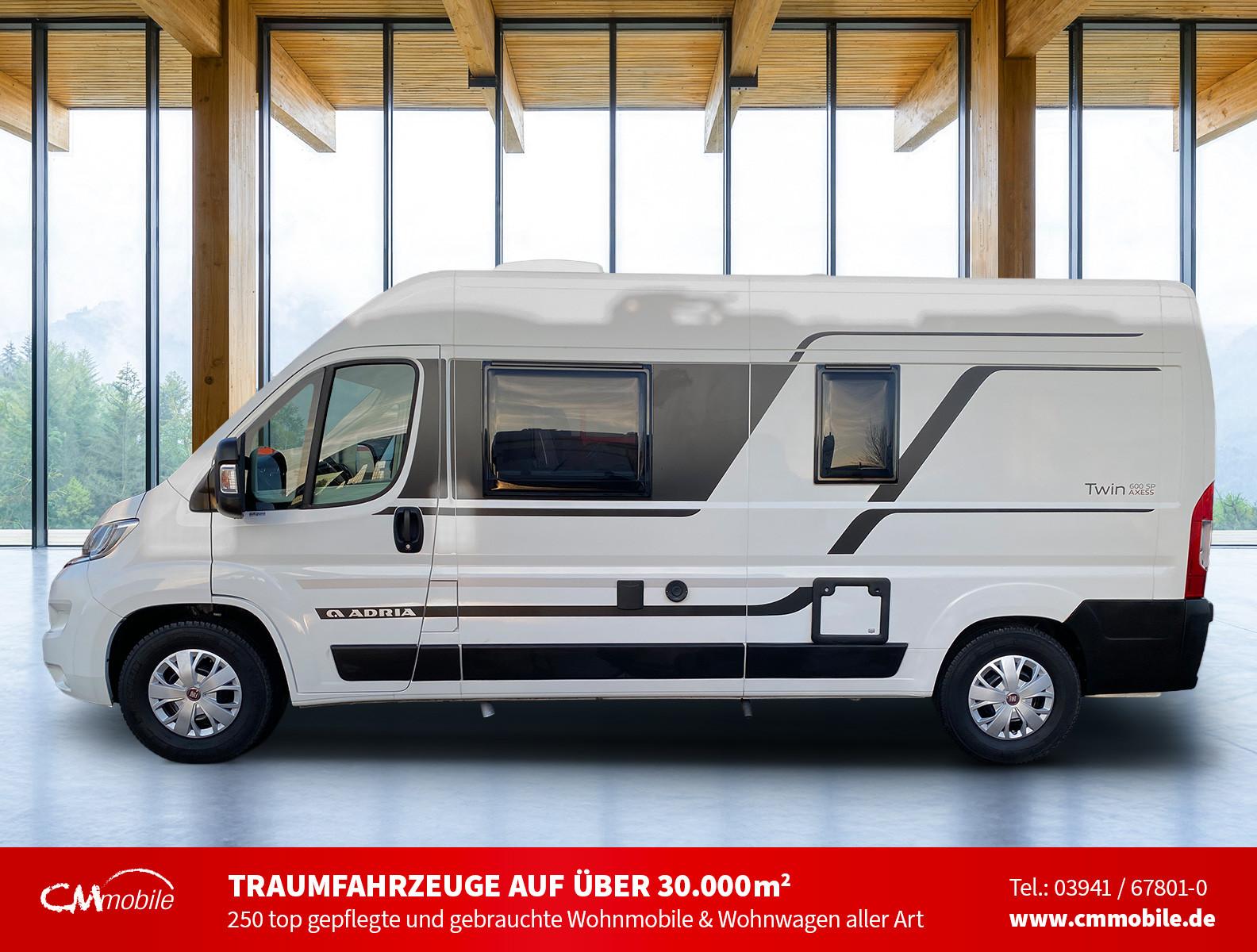 Adria Twin 600 SP Axess - Festbett - viele Extras -
