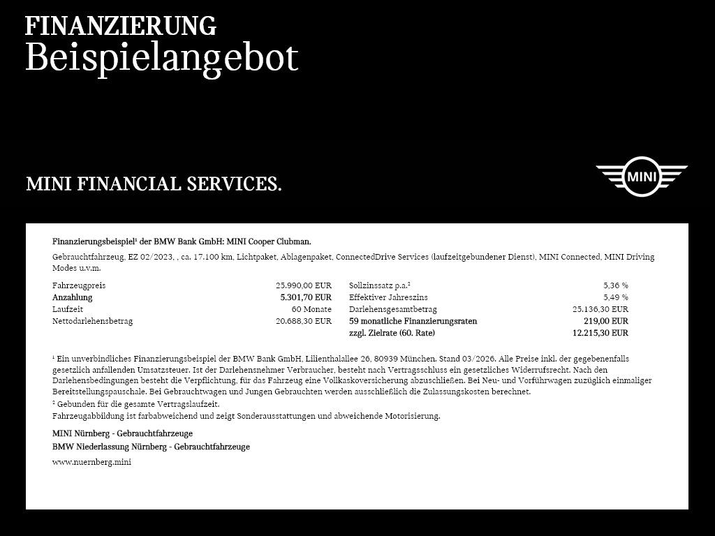 MINI Cooper Clubman Sportsitze*Sitzheizung*Tempomat