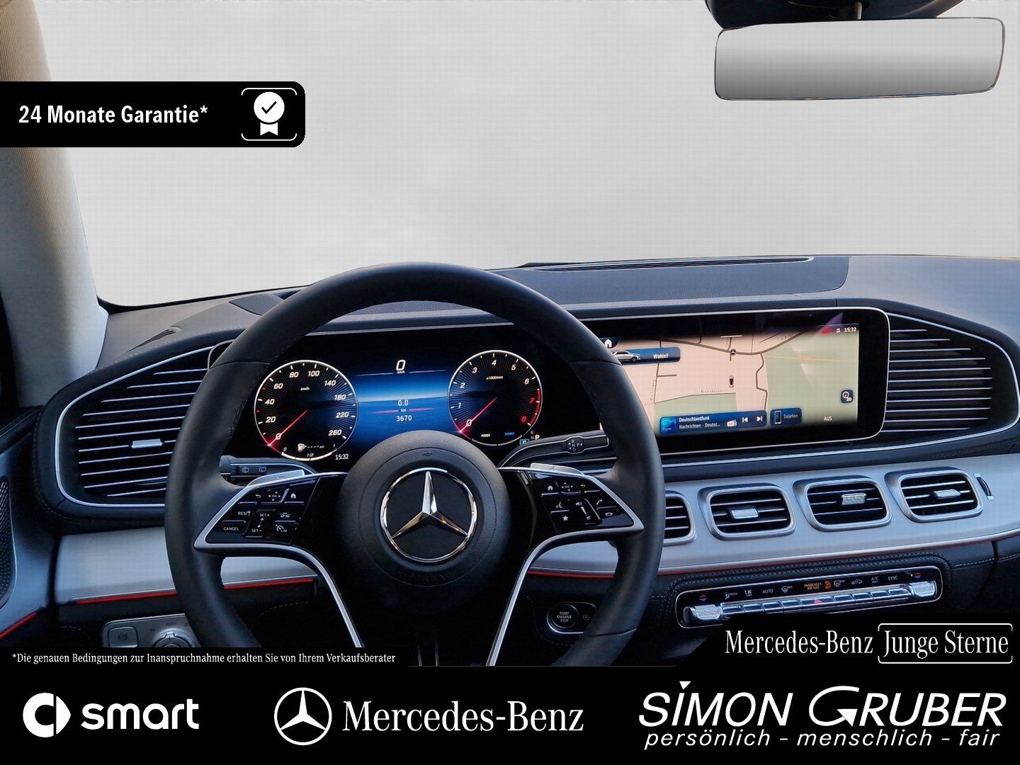 Fahrzeugabbildung Mercedes-Benz GLE 580 4M Pano Airmatic Sitzklima HUD Burm AHK