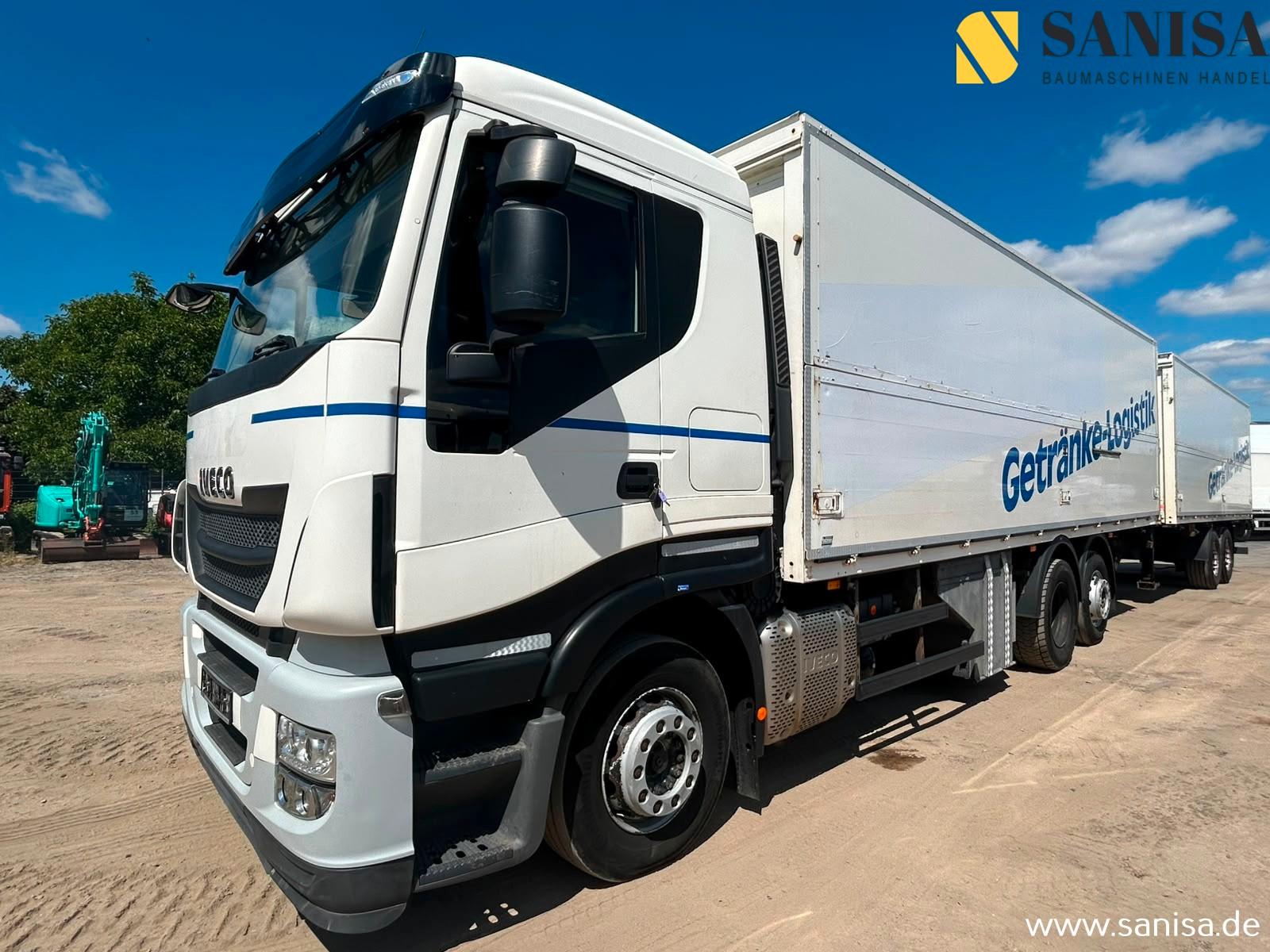 Iveco Stralis AS260S42/2xLBW/Schwenkwand/Anhänger/Zug