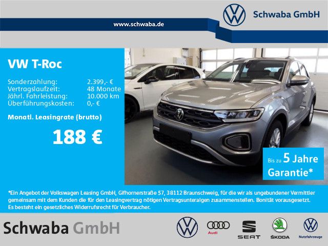 Volkswagen T-Roc Life 1.0 TSI LED*VIRTUAL*NAV*LANE*PDC*16"