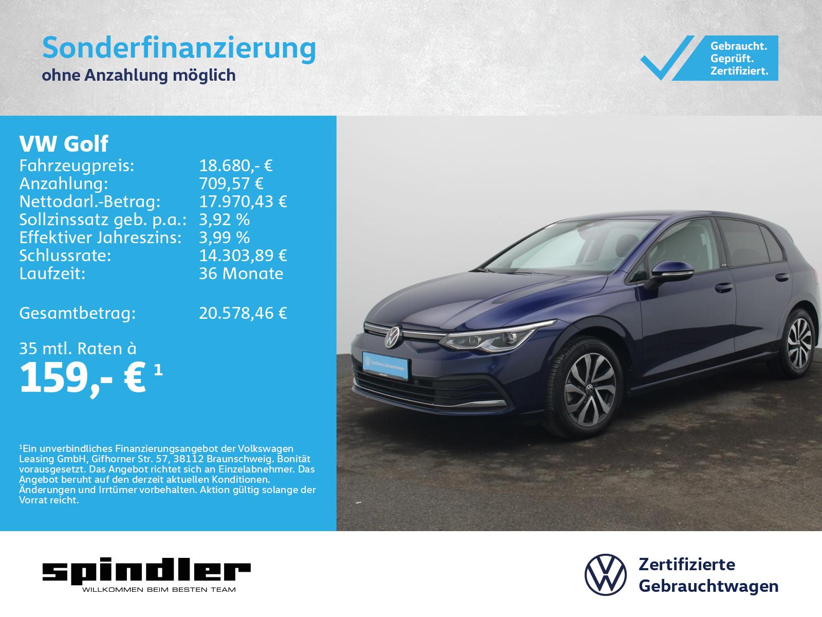 Volkswagen Golf VIII Active 1.5 TSI / IQ.Drive, Standh, HuD