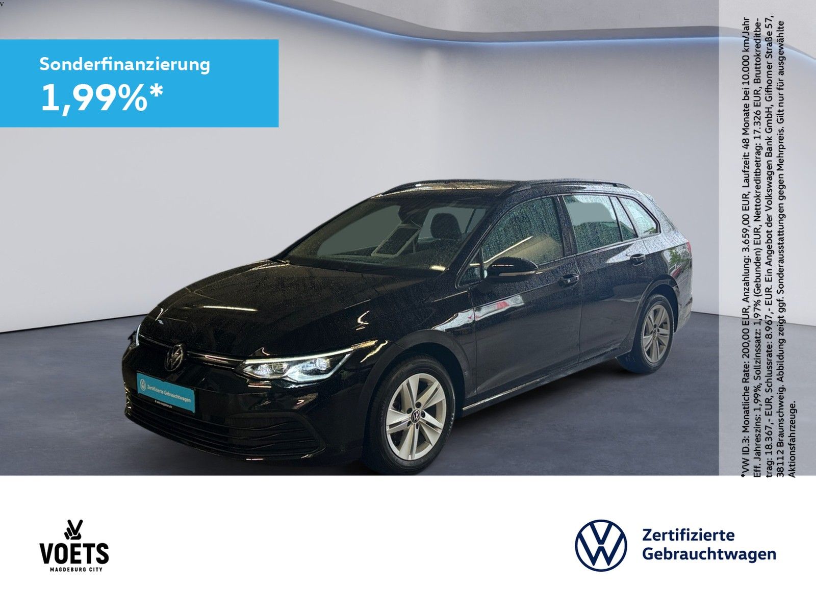 Volkswagen Golf Variant 1.5 eTSI Life DSG+NAVI+LED