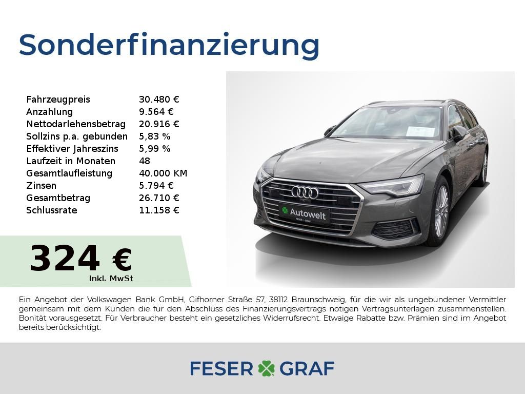 Audi A6 50 TFSI e quattro Avant design (EURO 6d) AHK