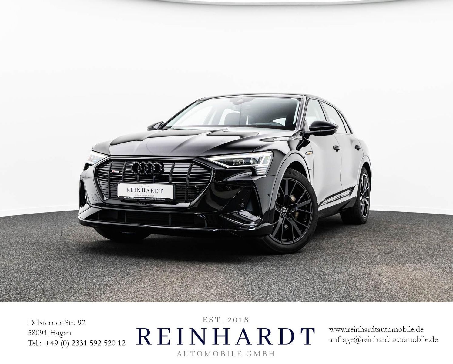 AUDI E-TRON 50 Q S LINE ALL BLACK/21Z./LED/HuD/KAMERA