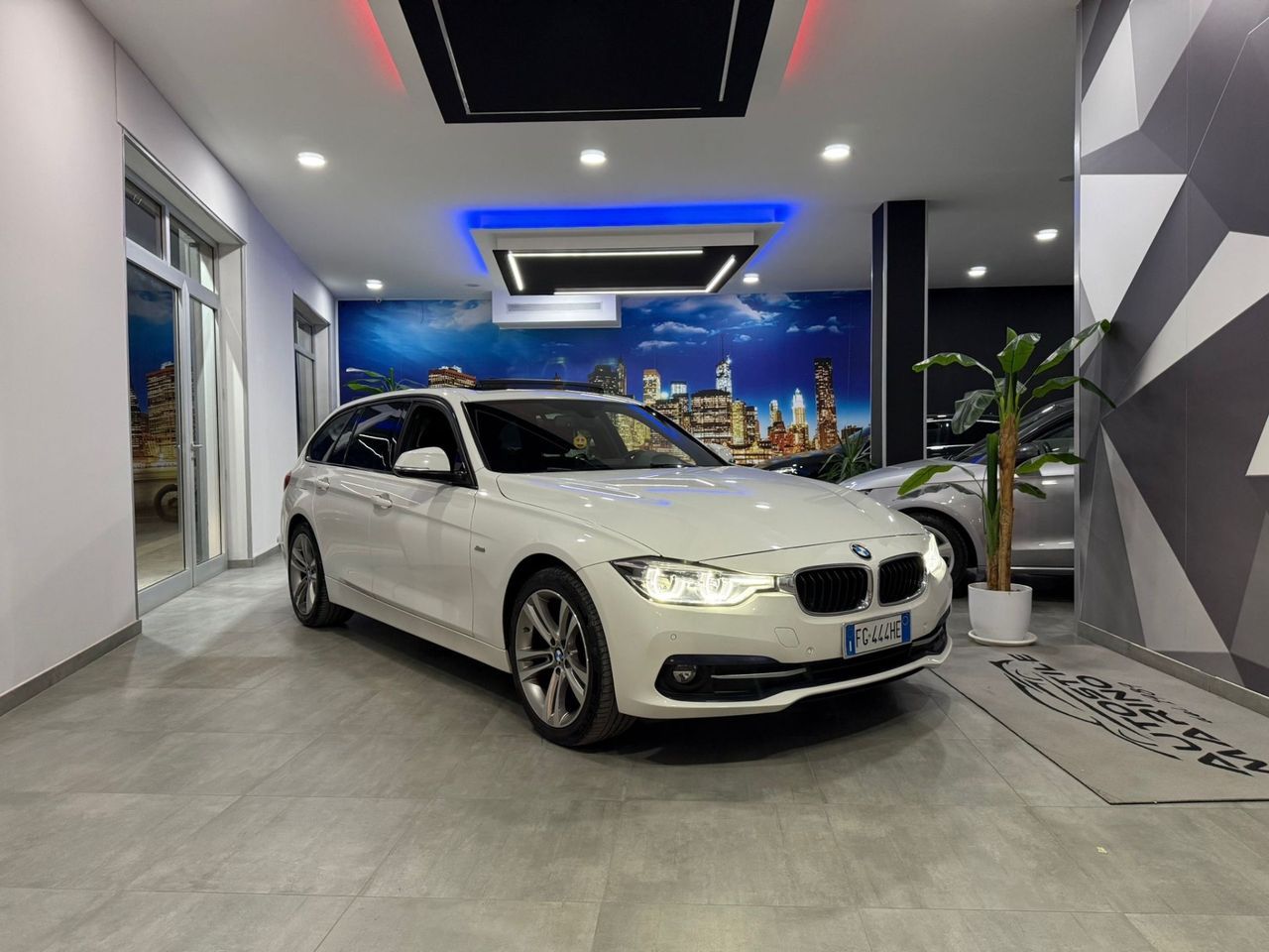 BMW Bmw 318 318d Touring Sport Tetto Apribile-2017