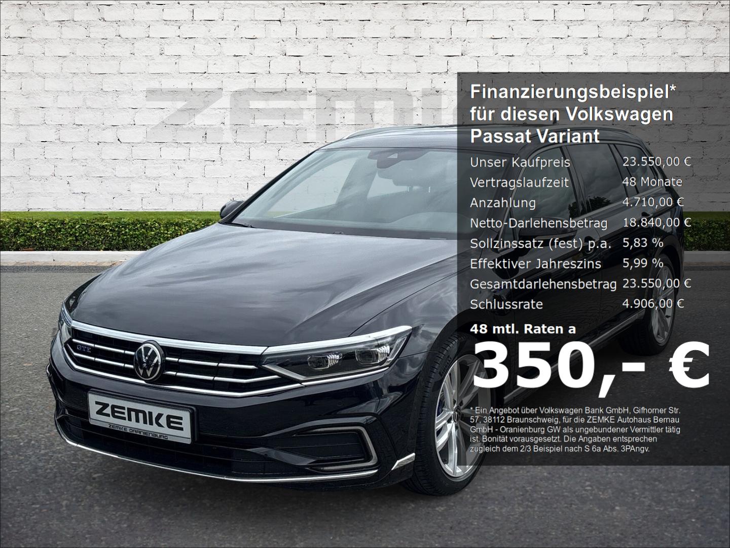 Volkswagen Passat Variant GTE 1.4 TSI Hybrid DSG StandHZG A