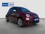 Fiat 500 CABRIO ROCKSTAR SCHICKE ALUFELGEN + CARPLAY - Fiat 500: Rot, Schiebedach