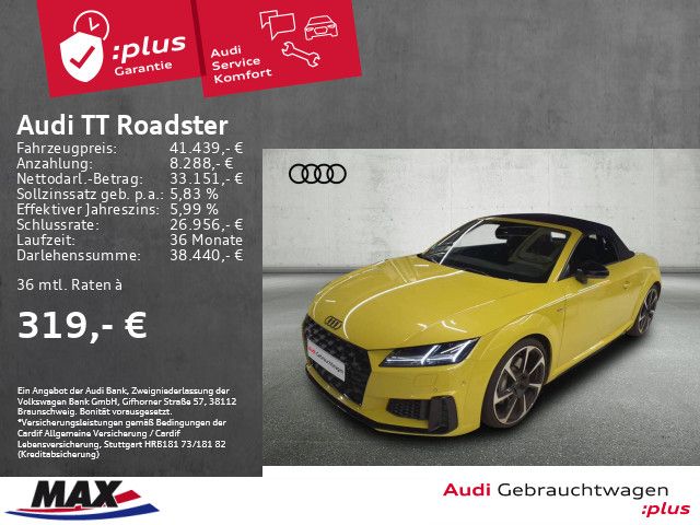 Audi TT Roadster 45 TFSI QUATTRO S LINE LED+OPTIK+VC+