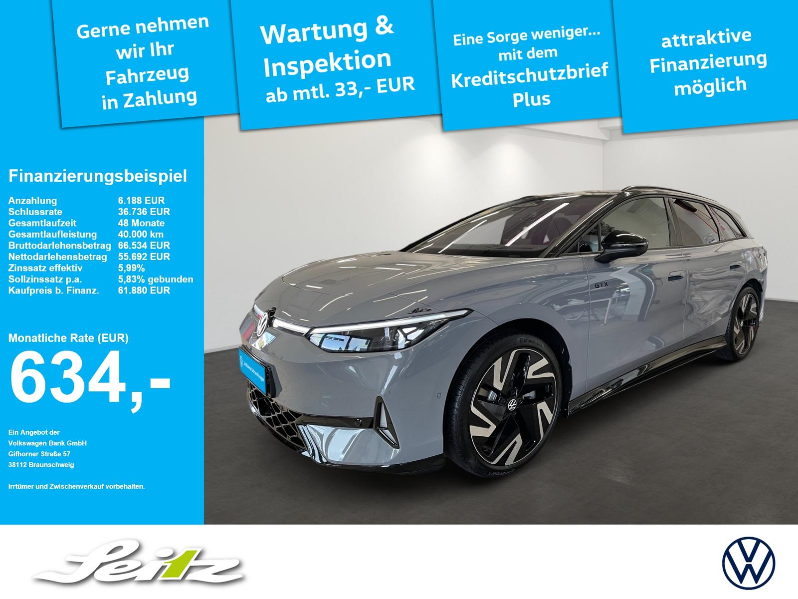 Volkswagen ID.7 Tourer 4M GTX *AHK*HEAD-UP*HARMAN*PANO*MATR