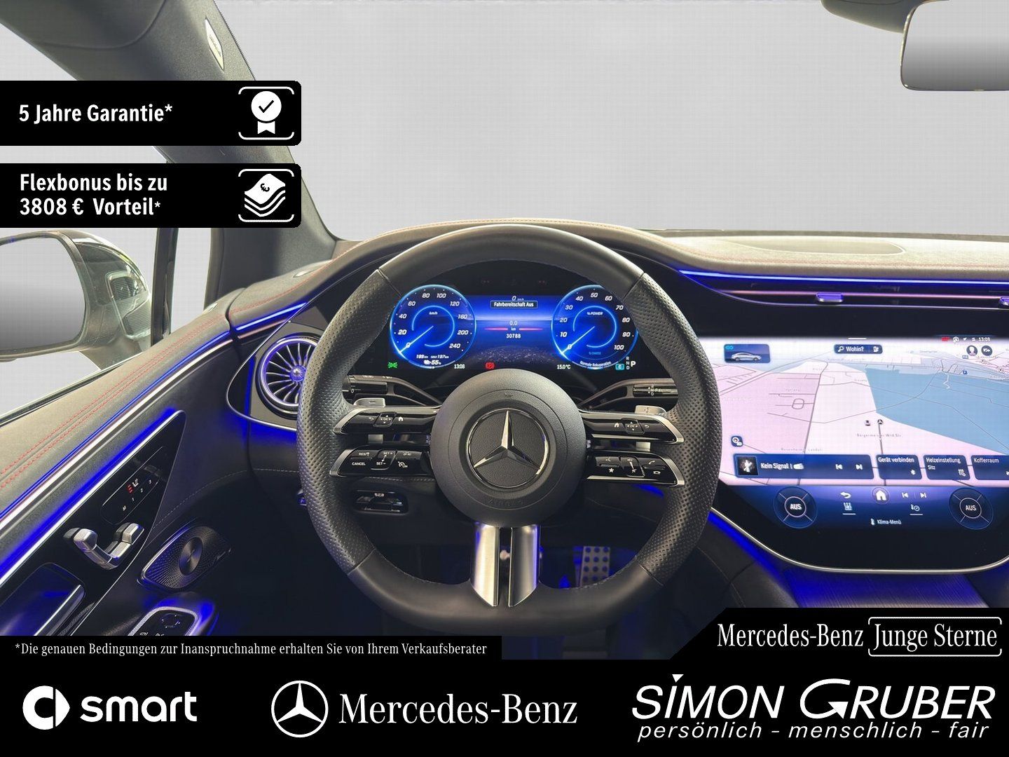 Fahrzeugabbildung Mercedes-Benz EQE 500 4M AMG Hyper Airmatic HUD Burm Mod 2025