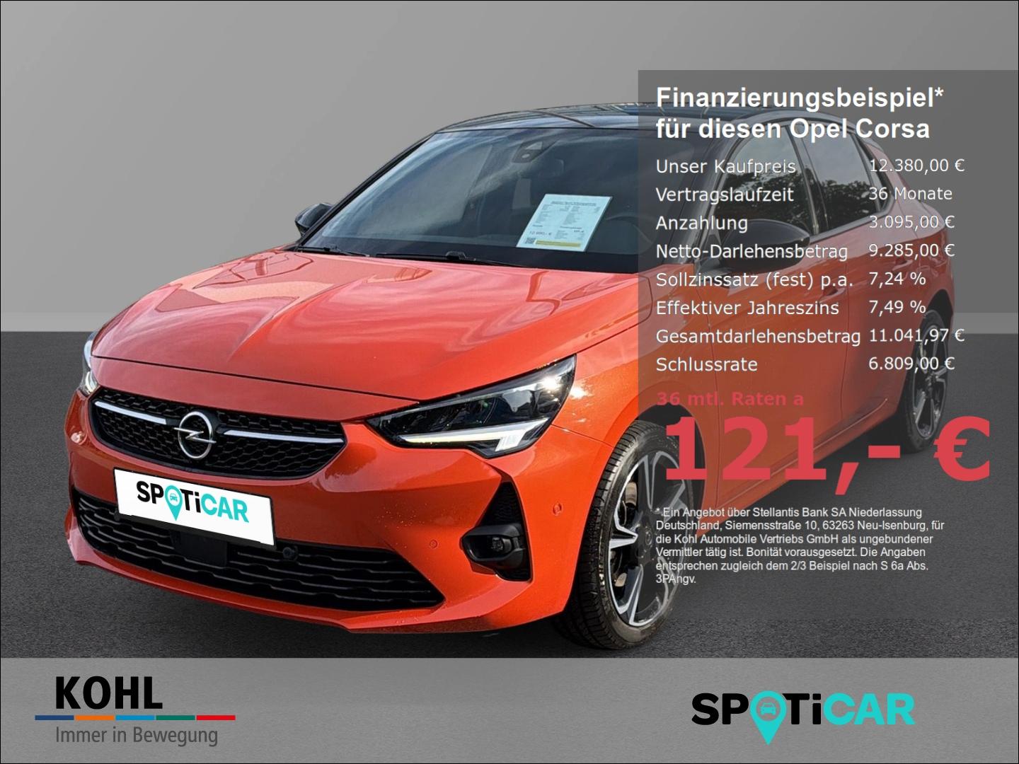Opel Corsa F GS Line 100PS LenkradHZG SHZ Rückfahrkam