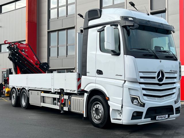 Mercedes-Benz ACTROS 2548/CONTAINERPRITSCHE/KRAN FASSI F545