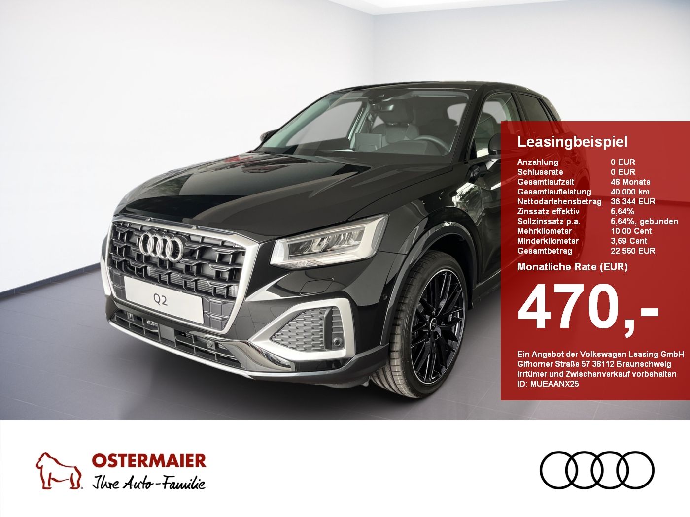 Audi Q2 advanced 30TDI Schaltgetriebe 116PS PDC,GRA,K