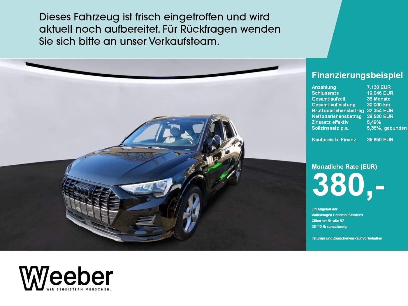 Audi Q3 advanced *PANO*STHZ*AHK*SONOS*BLACKSTYLE*20*