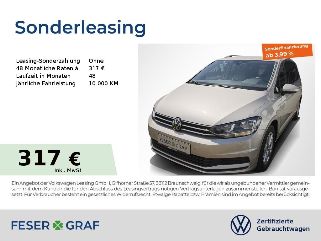 Volkswagen Touran Comfortline 1.5 TSI DSG Navi AHK Kamera S