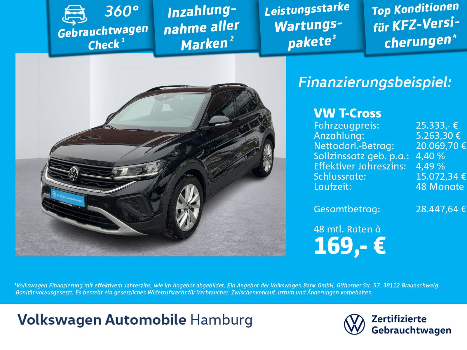 Volkswagen T-Cross 1.0 TSI Goal DSG AHK PDC Sitzhzg