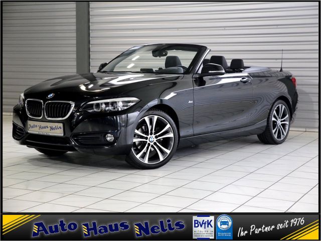 BMW 218i Cabrio Sport Line LED Navi HK-Sound Lenkrad