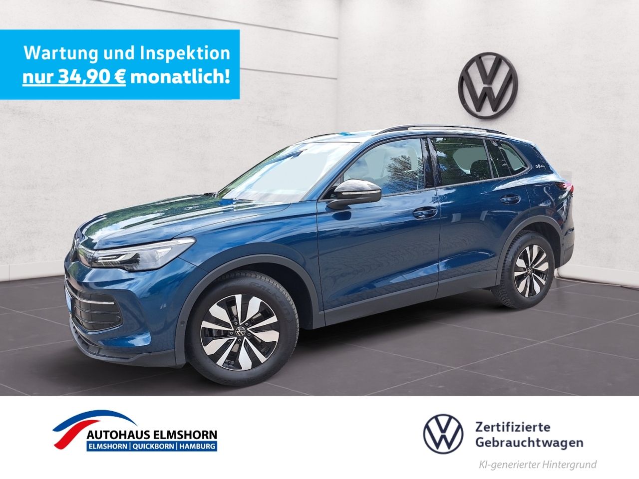 Volkswagen Tiguan Goal 1.5 TSI DSG AHK NAV APP 4xKAM LED GJ foto 1