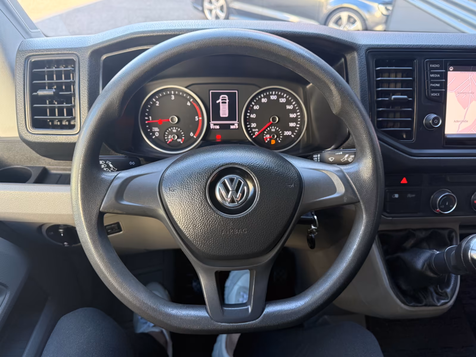 Volkswagen Crafter Kasten 30 mittellang*T-NAVI*R.KAM*AHK*, миниатюра 5