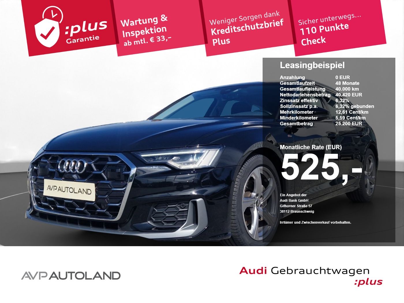 Audi A6 Avant 40 TDI S tronic design S line AHK|PANO