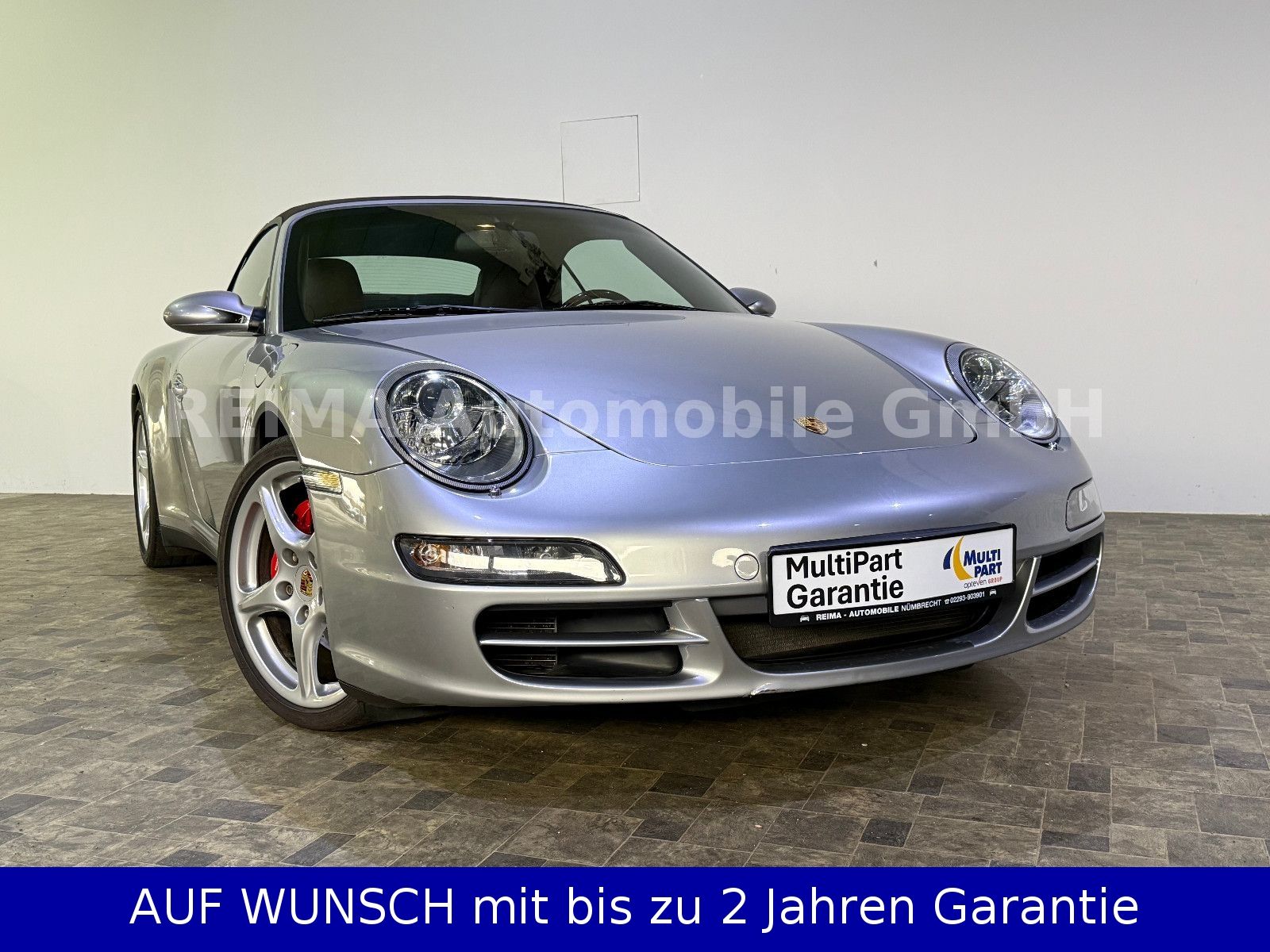 Fahrzeugabbildung Porsche 997 Carrera 4 S Cabrio, Deustche Auslieferung