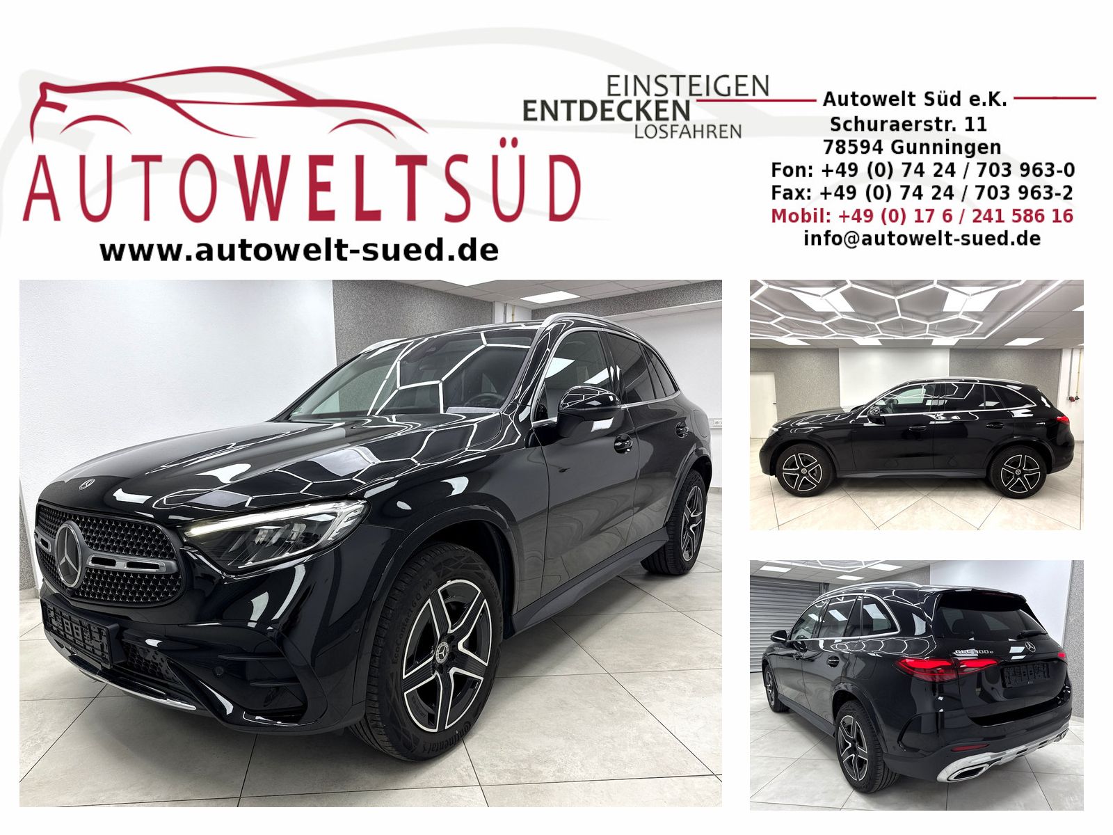 MERCEDES-BENZ GLC 300 e 4M AMG Sport Wide DTR 2xSpur Rcam Ambi