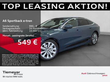 Audi Leasingangebot: Audi A6 e-tron Sportback PERFORMANCE UPE90 LM20 AHK e