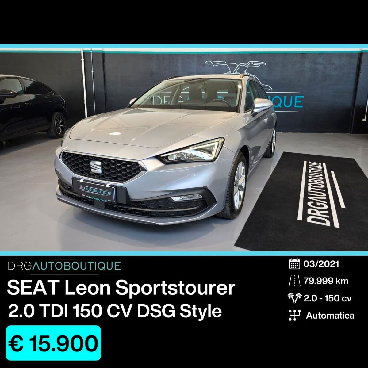 SEAT Seat Leon Sportstourer 2.0 TDI 150 CV DSG Style