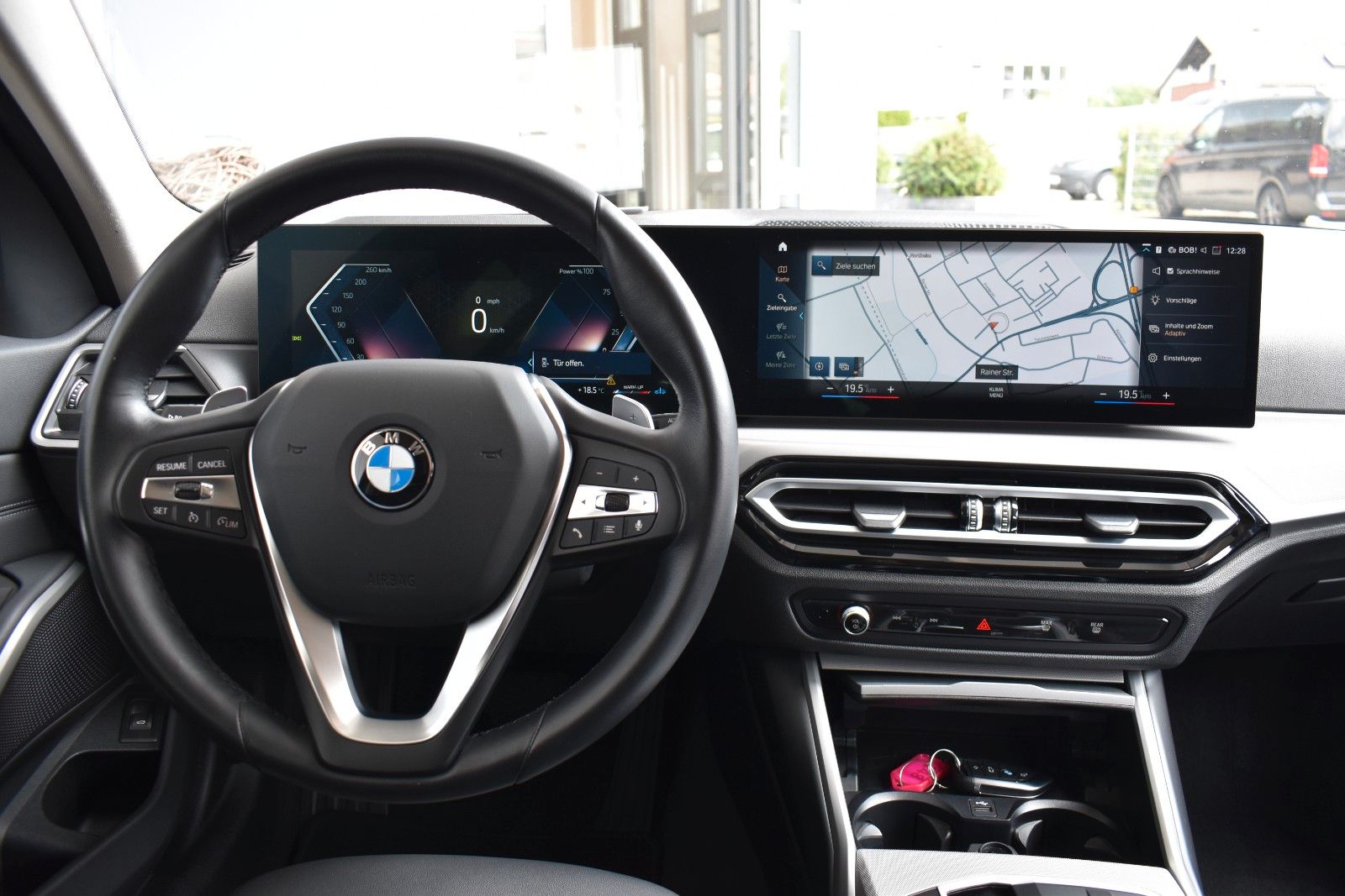 BMW 318d Touring Aut. Mild-Hybrid  Navi Teilleder foto 8