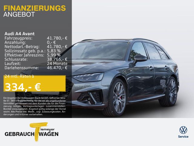 Audi A4 Avant 40 TFSI Q 2 x S LINE LM19 KAMERA NAVI+