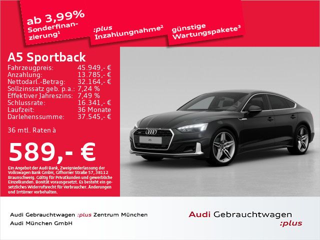 Audi A5 Sportback 40 TFSI qu. S tronic advanced ACC/V