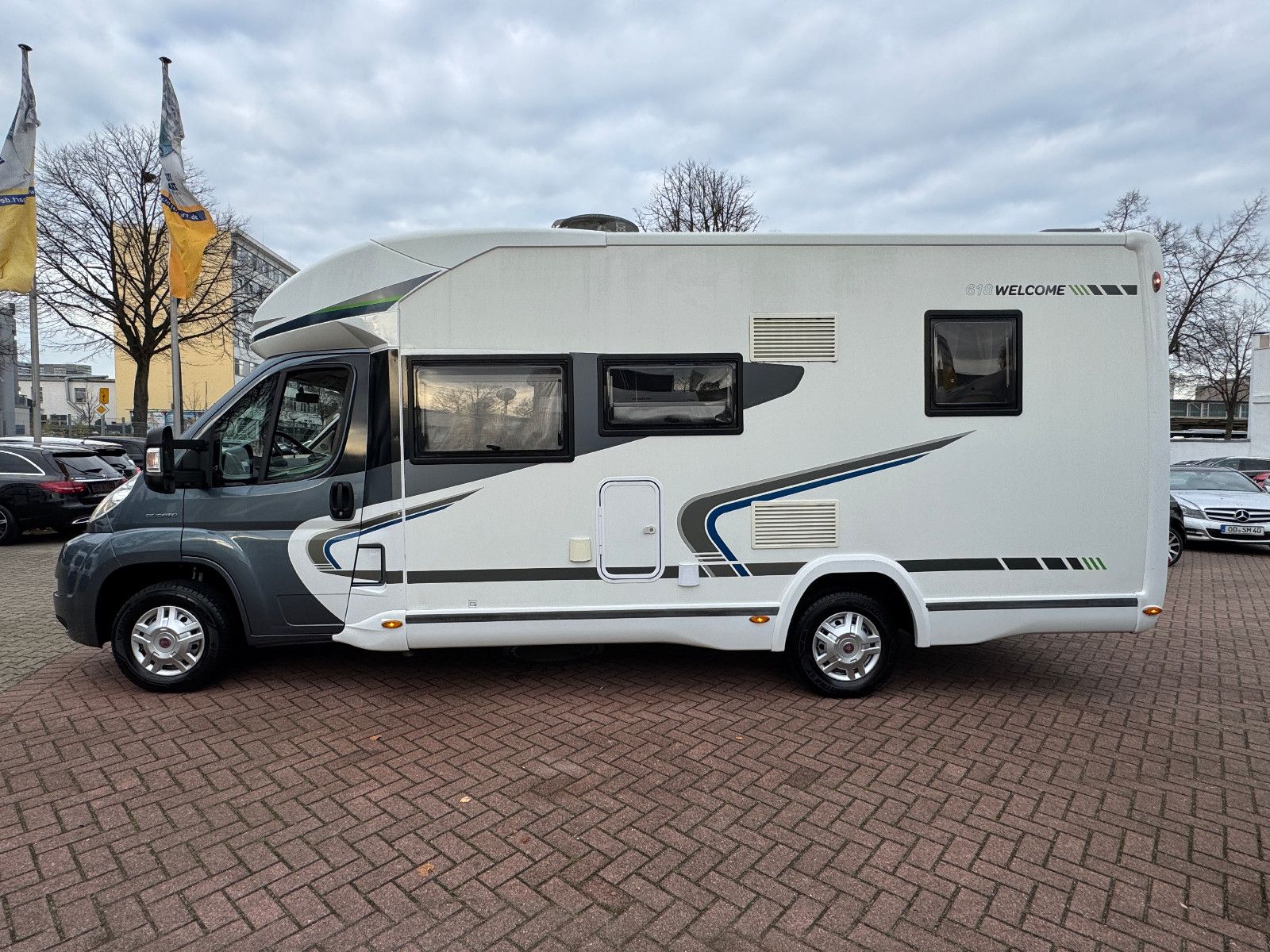 Fahrzeugabbildung Chausson WELCOME 618 FIAT SAT TV HUBBETT BACKOFEN 1.HAND
