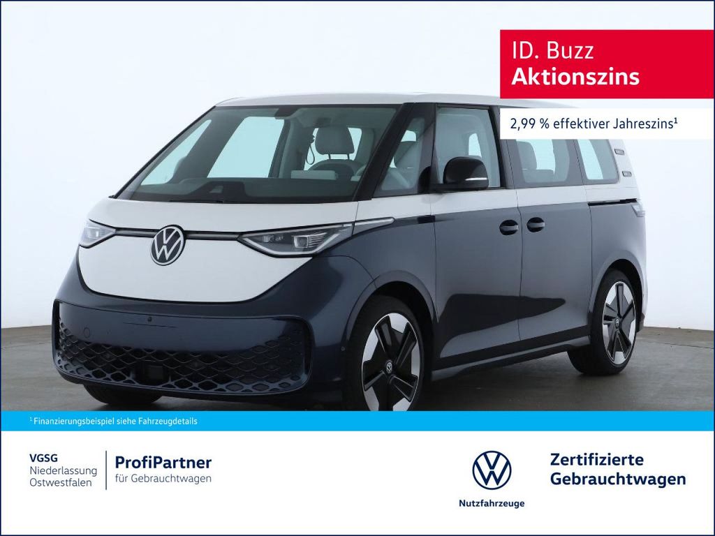 Volkswagen ID. Buzz Pro Weiß/ Starlight Blue AHK ID. Buzz